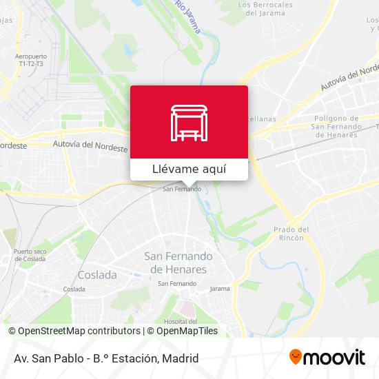Mapa Av. San Pablo - B.º Estación