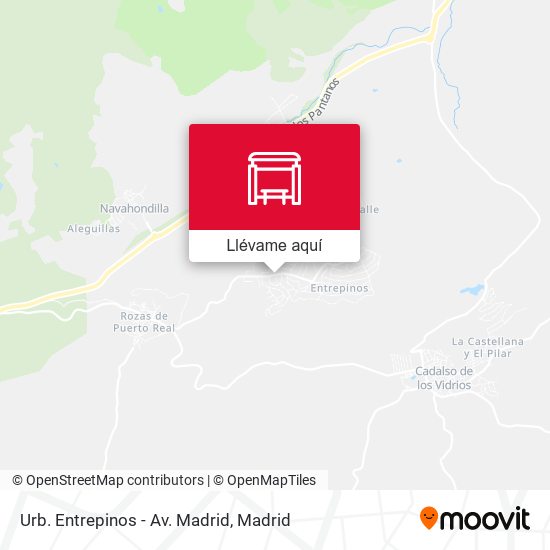 Mapa Urb. Entrepinos - Av. Madrid