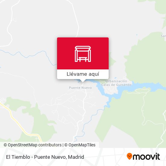 Mapa El Tiemblo - Puente Nuevo