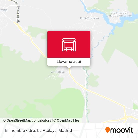 Mapa El Tiemblo - Urb. La Atalaya