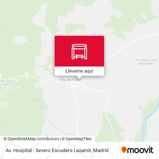 Mapa Av. Hospital - Severo Escudero Lezamit