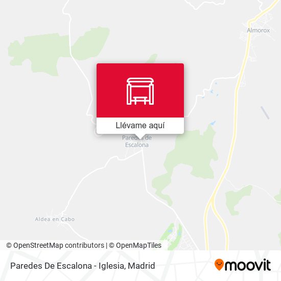 Mapa Paredes De Escalona - Iglesia