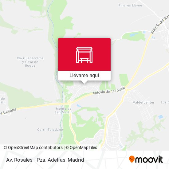 Mapa Av. Rosales - Pza. Adelfas