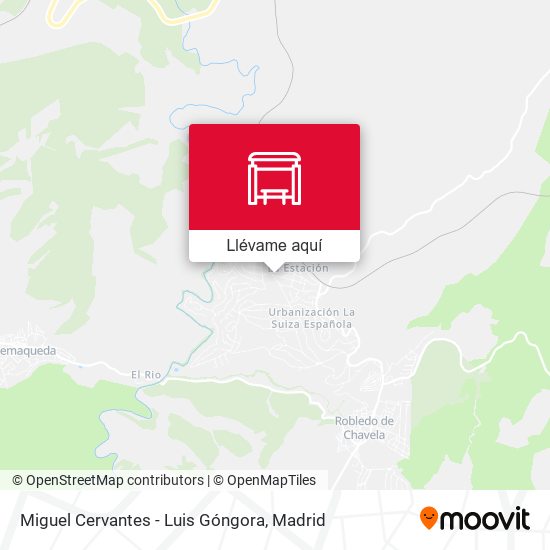 Mapa Miguel Cervantes - Luis Góngora