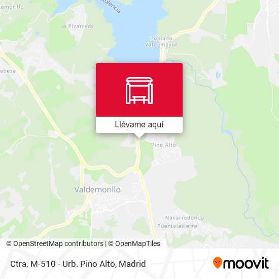 Mapa Ctra. M-510 - Urb. Pino Alto