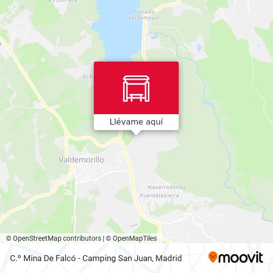 Mapa C.º Mina De Falcó - Camping San Juan