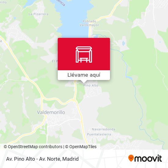 Mapa Av. Pino Alto - Av. Norte