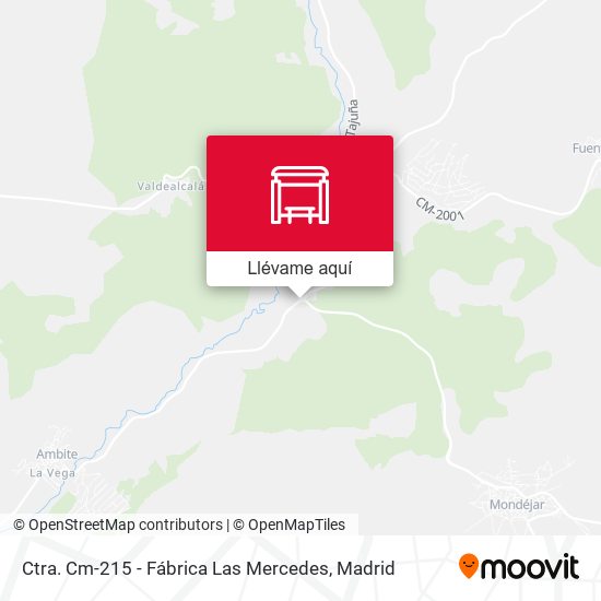 Mapa Ctra. Cm-215 - Fábrica Las Mercedes