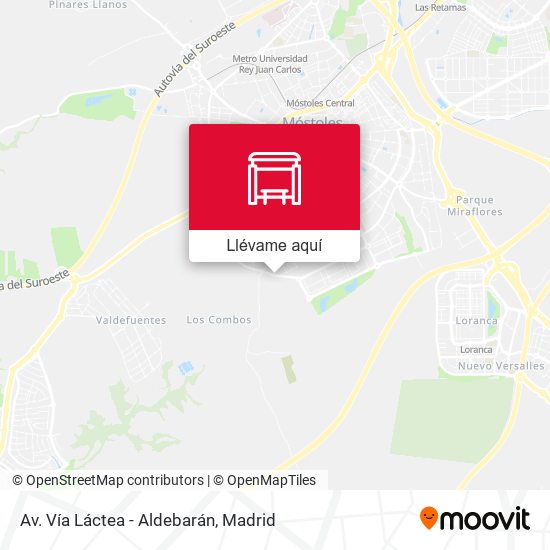 Mapa Av. Vía Láctea - Aldebarán