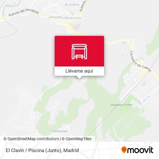 Mapa El Clavín / Piscina (Junto)