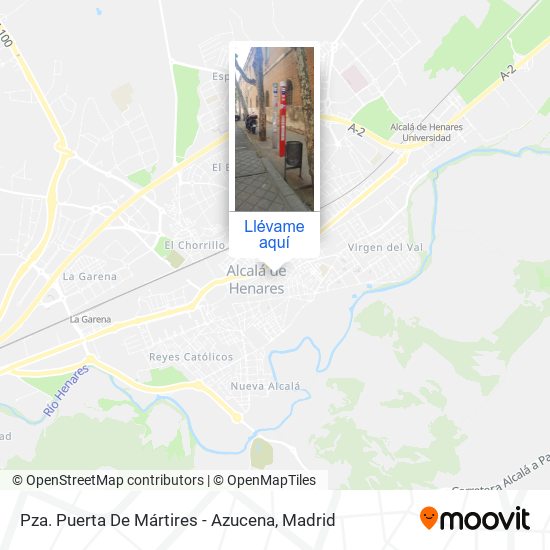 Mapa Pza. Puerta De Mártires - Azucena