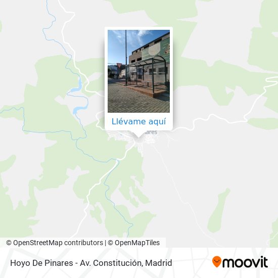 Mapa Hoyo De Pinares - Av. Constitución