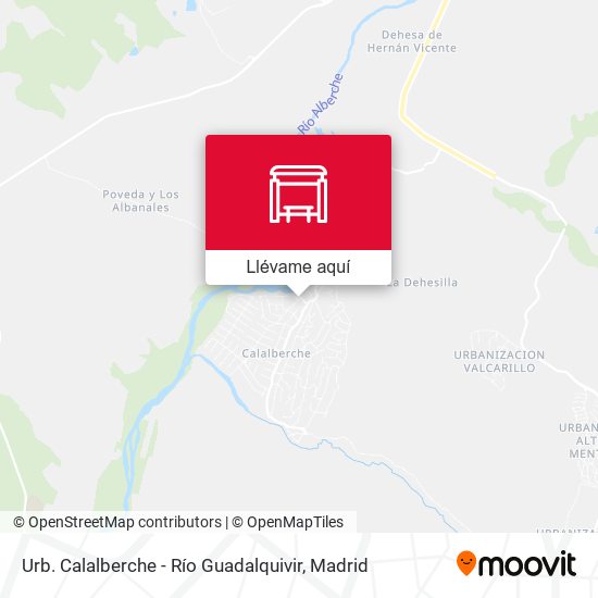 Mapa Urb. Calalberche - Río Guadalquivir