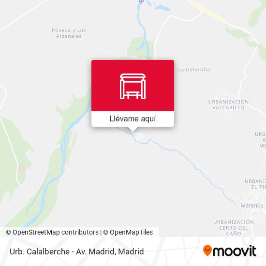 Mapa Urb. Calalberche - Av. Madrid