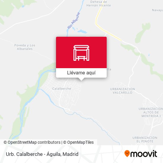 Mapa Urb. Calalberche - Águila