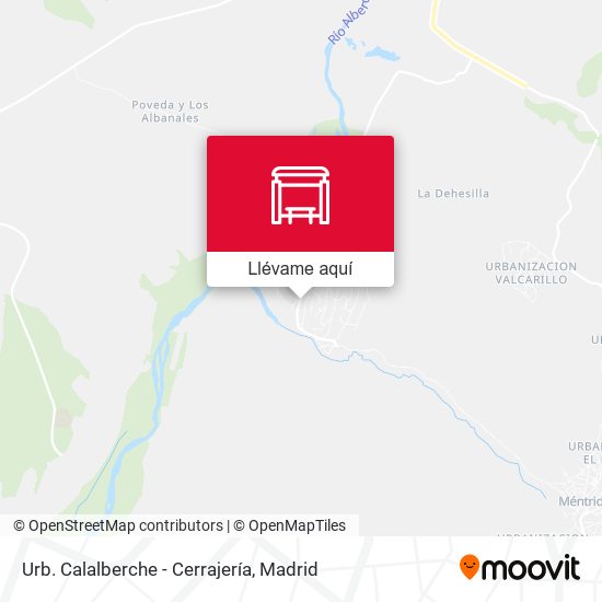 Mapa Urb. Calalberche - Cerrajería