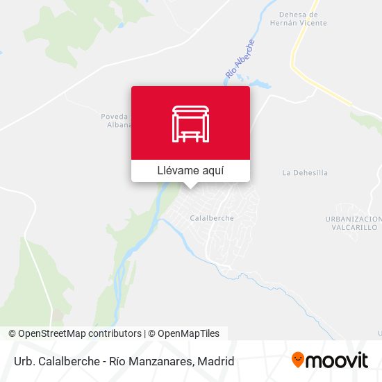 Mapa Urb. Calalberche - Río Manzanares