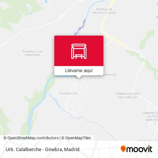 Mapa Urb. Calalberche - Ginebra