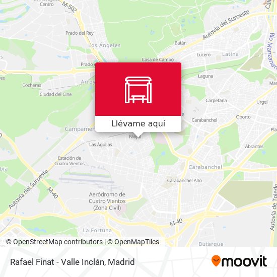 Mapa Rafael Finat - Valle Inclán