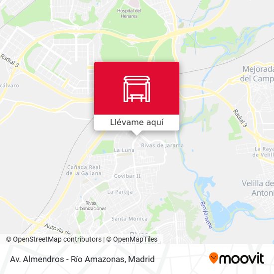 Mapa Av. Almendros - Río Amazonas