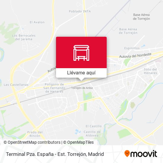 Mapa Terminal Pza. España - Est. Torrejón