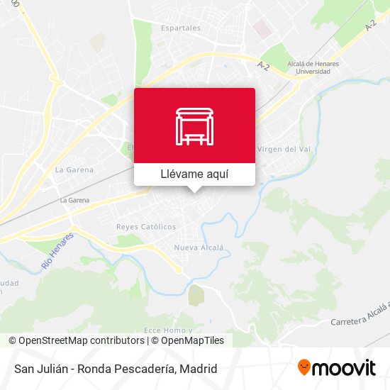 Mapa San Julián - Ronda Pescadería