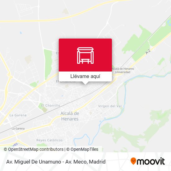 Mapa Av. Miguel De Unamuno - Av. Meco