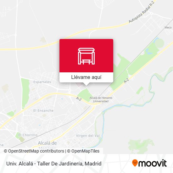 Mapa Univ. Alcalá - Taller De Jardinería