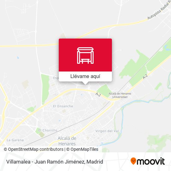 Mapa Villamalea - Juan Ramón Jiménez