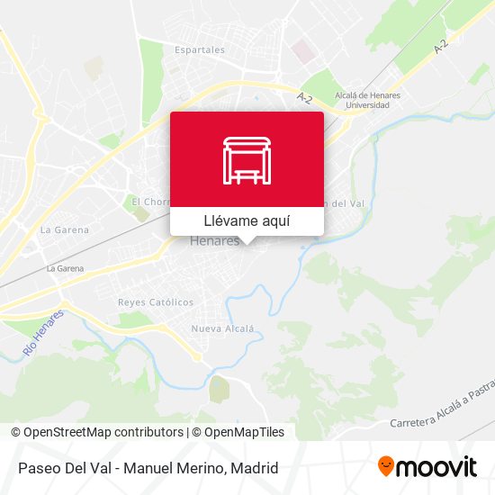 Mapa Paseo Del Val - Manuel Merino