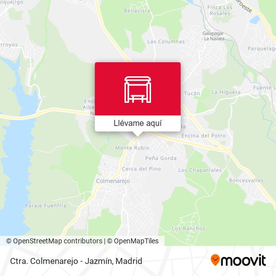 Mapa Ctra. Colmenarejo - Jazmín