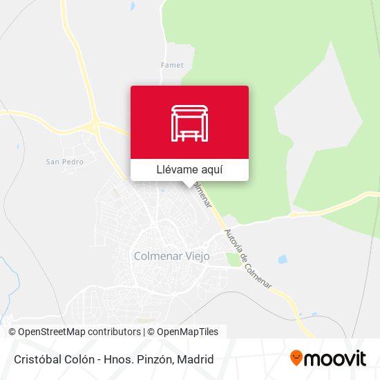 Mapa Cristóbal Colón - Hnos. Pinzón