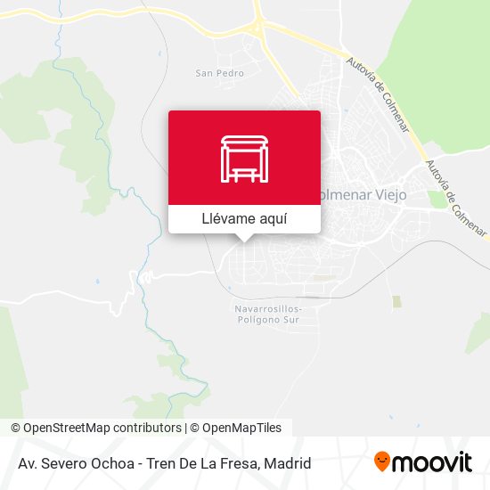Mapa Av. Severo Ochoa - Tren De La Fresa