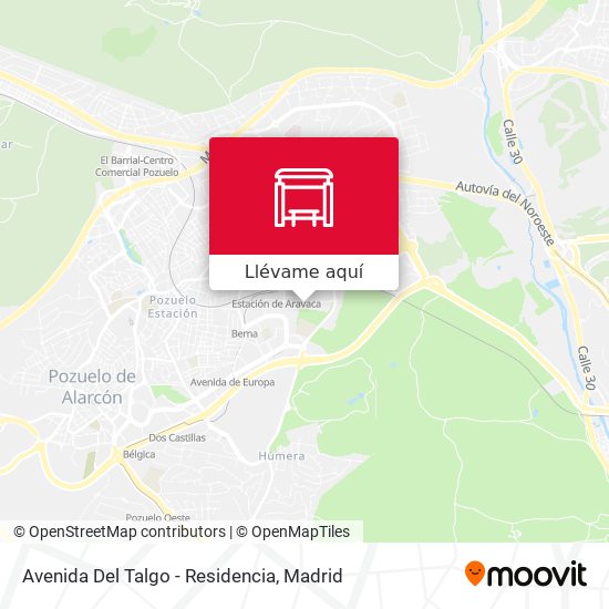 Mapa Avenida Del Talgo - Residencia