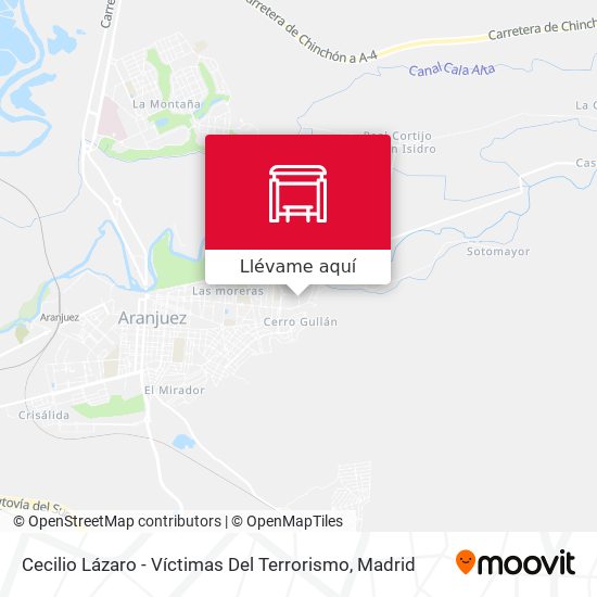 Mapa Cecilio Lázaro - Víctimas Del Terrorismo