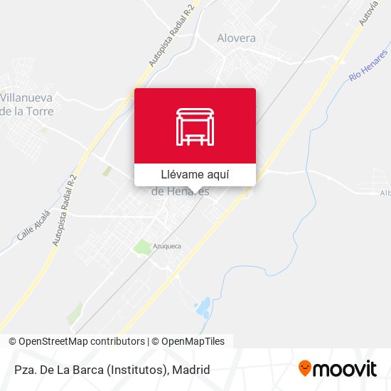 Mapa Pza. De La Barca (Institutos)