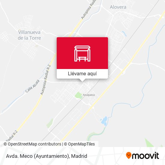 Mapa Avda. Meco (Ayuntamiento)