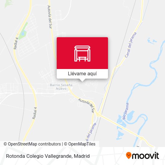 Mapa Rotonda Colegio Vallegrande