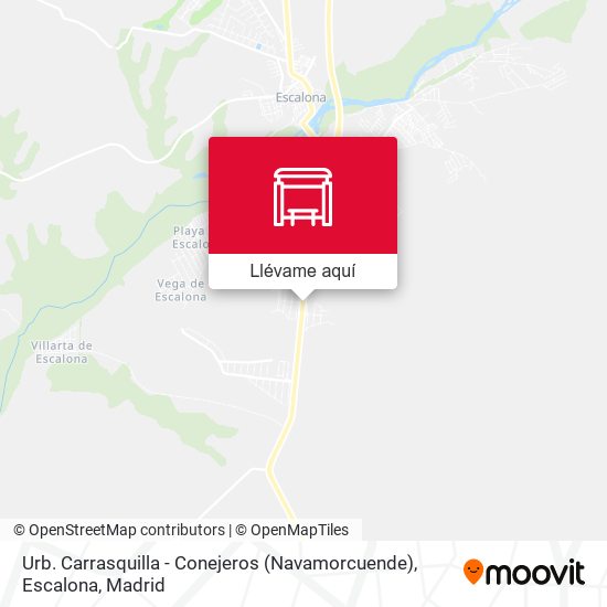Mapa Urb. Carrasquilla - Conejeros (Navamorcuende), Escalona
