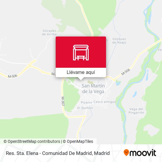 Mapa Res. Sta. Elena - Comunidad De Madrid