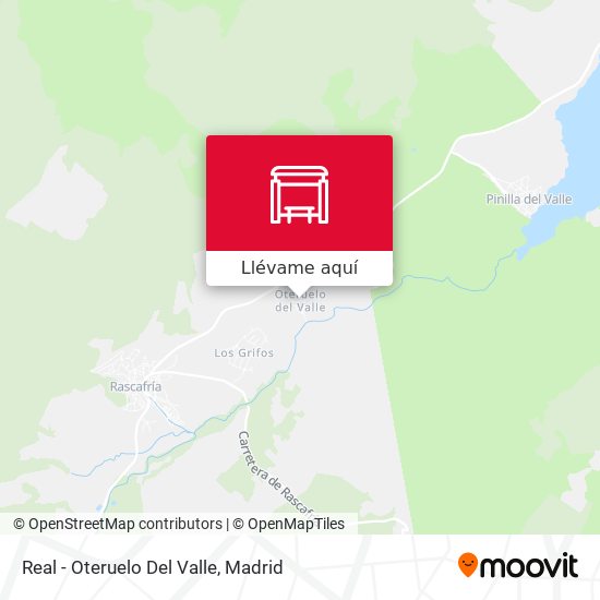 Mapa Real - Oteruelo Del Valle