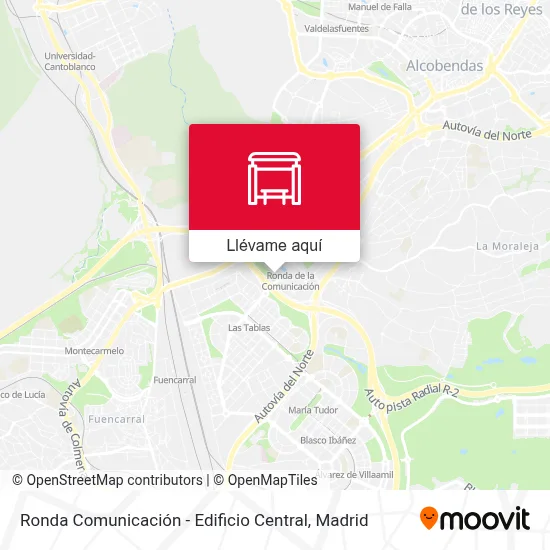 Mapa Ronda Comunicación - Edificio Central