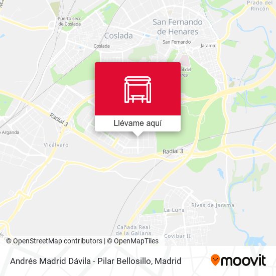 Mapa Andrés Madrid Dávila - Pilar Bellosillo