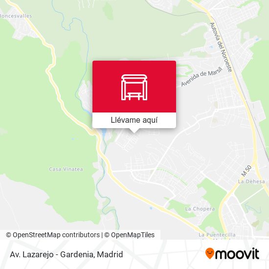 Mapa Av. Lazarejo - Gardenia