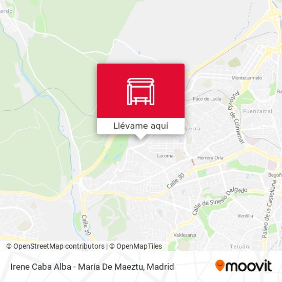 Mapa Irene Caba Alba - María De Maeztu
