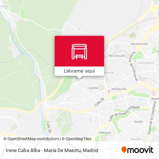 Mapa Irene Caba Alba - María De Maeztu