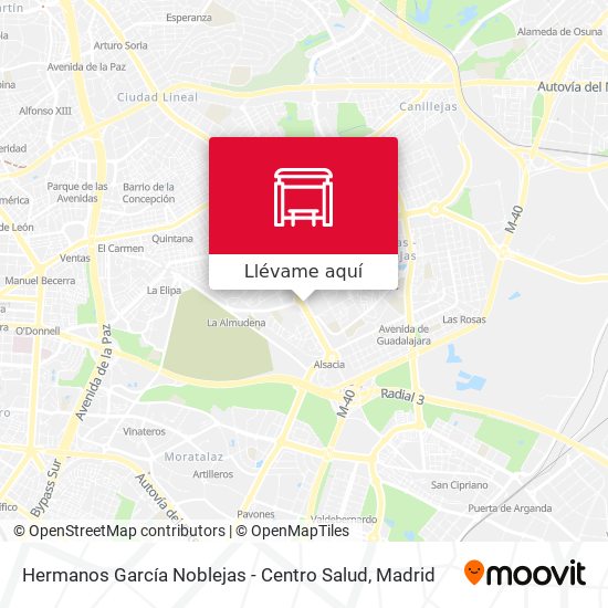 Mapa Hermanos García Noblejas - Centro Salud