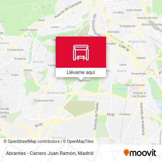 Mapa Abrantes - Carrero Juan Ramón