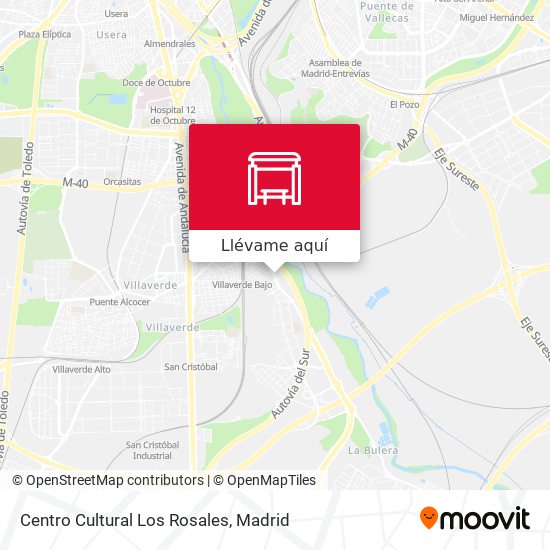 Mapa Centro Cultural Los Rosales