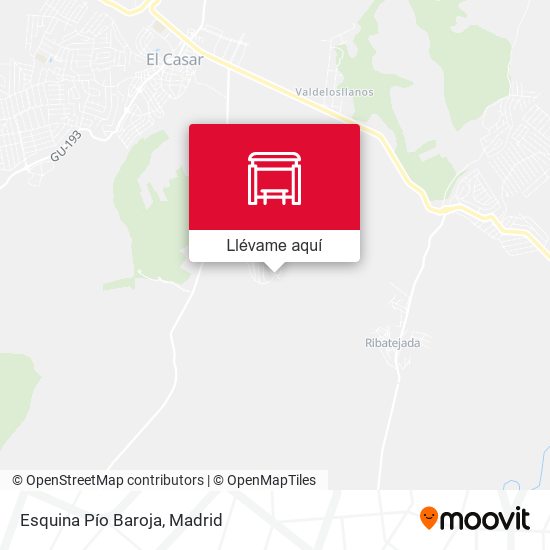 Mapa Esquina Pío Baroja, El Casar